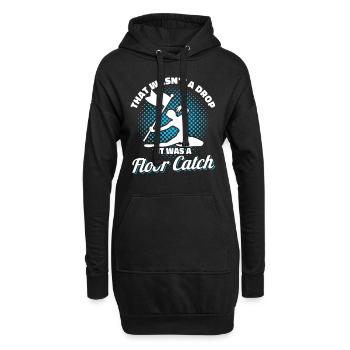 Ce n’était pas une chute, c’était un piège au sol Fahnenw - Sweat-shirt à capuche long Femme - noir - Devant