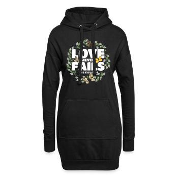 Christlich Bibelvers Religiös Geschenk - Hoodie-Kleid - Schwarz - Vorne