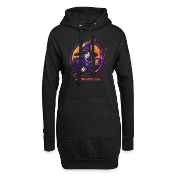 Cool Witch : Rejoignez le club des sorcières - Sweat-shirt à capuche long Femme - noir - Devant