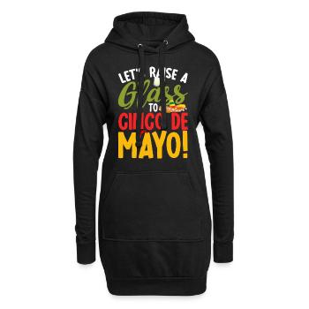 Cinco De Mayo Party Viva Mexico Cinco De Mayo Lehr - Hoodie-Kleid - Schwarz - Vorne
