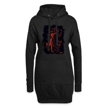 A Dance with the Devil - Hoodie Dress - black - Front
