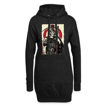 Centurion romain de la Faucheuse - Sweat-shirt à capuche long Femme - noir - Devant