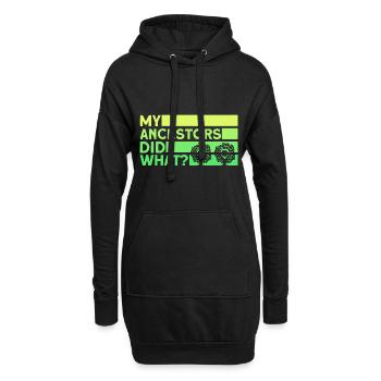 Ahnenforscher Stammbaum Familiengeschichte Geschen - Hoodie-Kleid - Schwarz - Vorne
