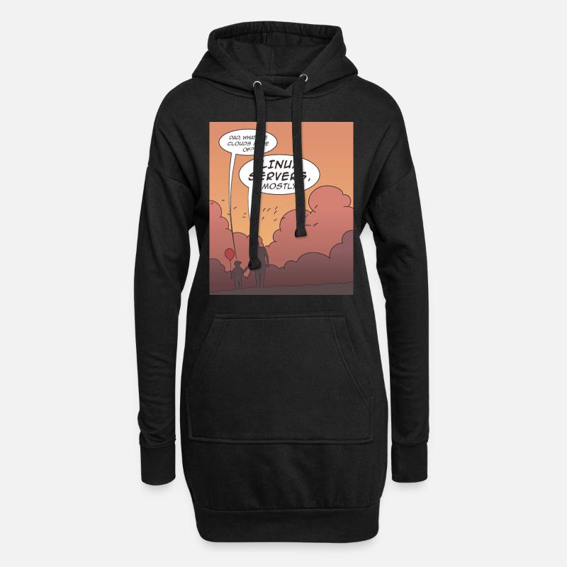 Funny coding programming languages design - Hoodie Dress - black