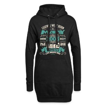 Legends were born in May 2005 | Limited Edition - Sweat-shirt à capuche long Femme - noir - Devant