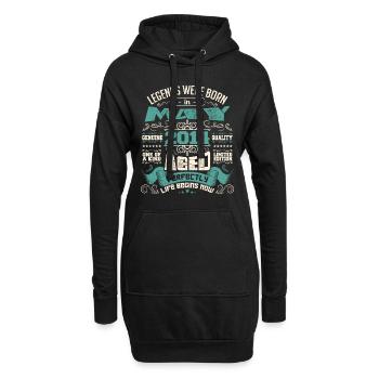 Legends were born in May 2014 | Limited Edition - Sweat-shirt à capuche long Femme - noir - Devant