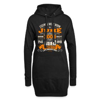 Legends were born in June 2003 | limited Edition - Sweat-shirt à capuche long Femme - noir - Devant