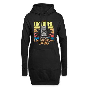 Légendes Sont Nées En 1988 Cadeau D'anniversaire - Sweat-shirt à capuche long Femme - noir - Devant