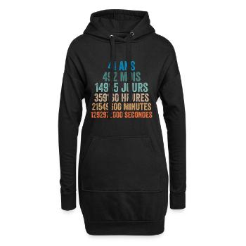 41 Ans Anniversaire - cadeau d'anniversaire - Sweat-shirt à capuche long Femme - noir - Devant