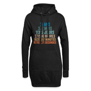 31 Ans Anniversaire - cadeau d'anniversaire - Sweat-shirt à capuche long Femme - noir - Devant