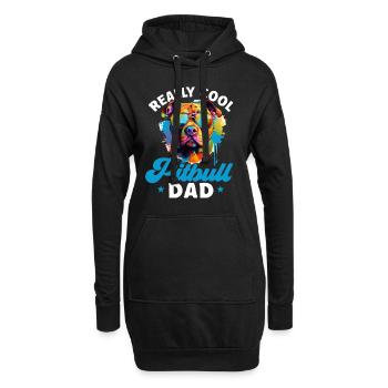 Pitbull Pittie - Vraiment cool Pitbull Dad - Sweat-shirt à capuche long Femme - noir - Devant