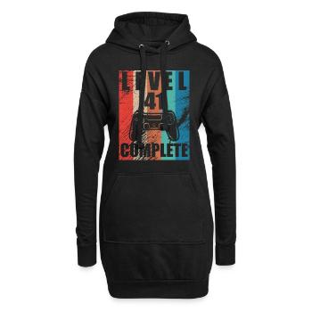 Niveau 41 complete - Sweat-shirt à capuche long Femme - noir - Devant