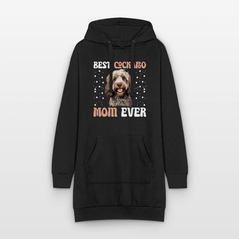 Cockapoo Dog Breed Pet Best Cockapoo Mom ever Hoodie-Kleid