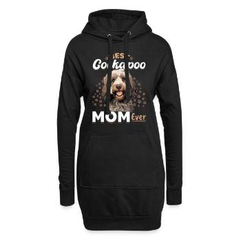 Cockapoo Dog Breeded Pet Best Cockapoo Mom ever - Sweat-shirt à capuche long Femme - noir - Devant