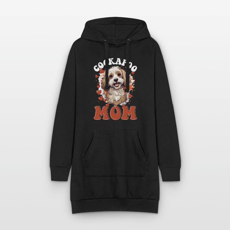 Cockapoo Dog Breed Pet Cockapoo Mom Hoodie-Kleid