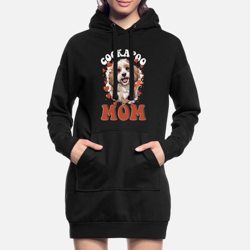 Cockapoo Race de chien Cockapoo Maman Cockapoo Sweat-shirt à capuche long Femme