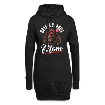 Boykin Spaniel Race de chien Boykin Spaniel Maman - Sweat-shirt à capuche long Femme - noir - Devant