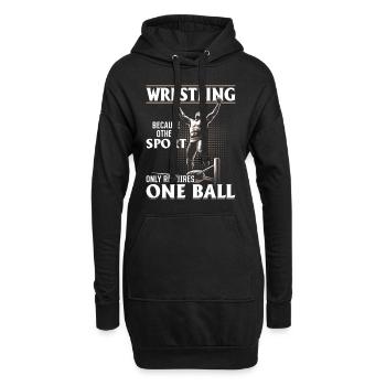 Lutteur Lutte Parce que d’autres sports seulement - Sweat-shirt à capuche long Femme - noir - Devant