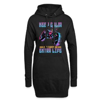 Gamer Gaming Controller Video Game - Hoodie Dress - black - Front