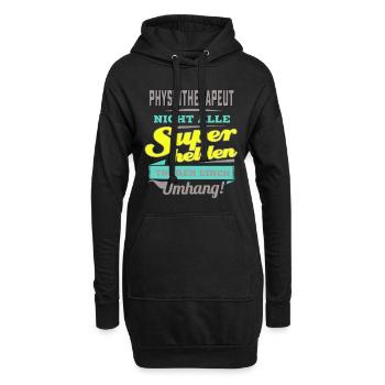 NEON Design für Superhelden - Physiotherapeut - - Hoodie-Kleid - Schwarz - Vorne