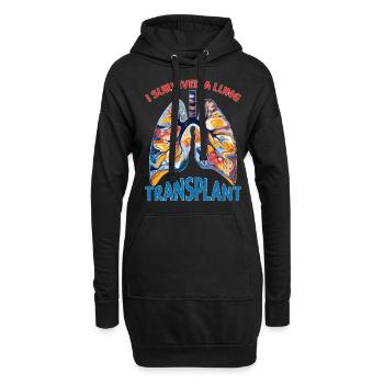 I Survived A Lung Transplant 2 - Hoodie-Kleid - Schwarz - Vorne