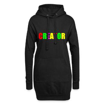 Creator - Sweat-shirt à capuche long Femme - noir - Devant