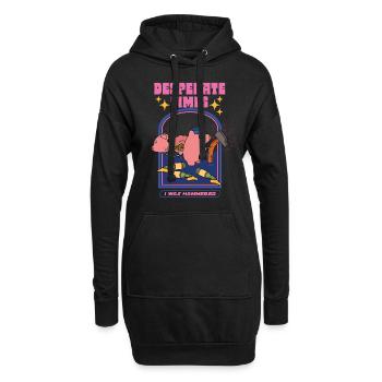 Desperate Times - I Was Hammered - Hoodie Dress - black - Front