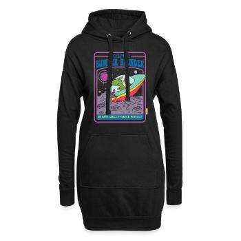 Cosmic Bumper - Infinite Space - T-Wreck In Place - Hoodie-Kleid - Schwarz - Vorne