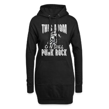 This Mom Can Still Punk Rock - Gothic - Concert - - Hoodie-Kleid - Schwarz - Vorne