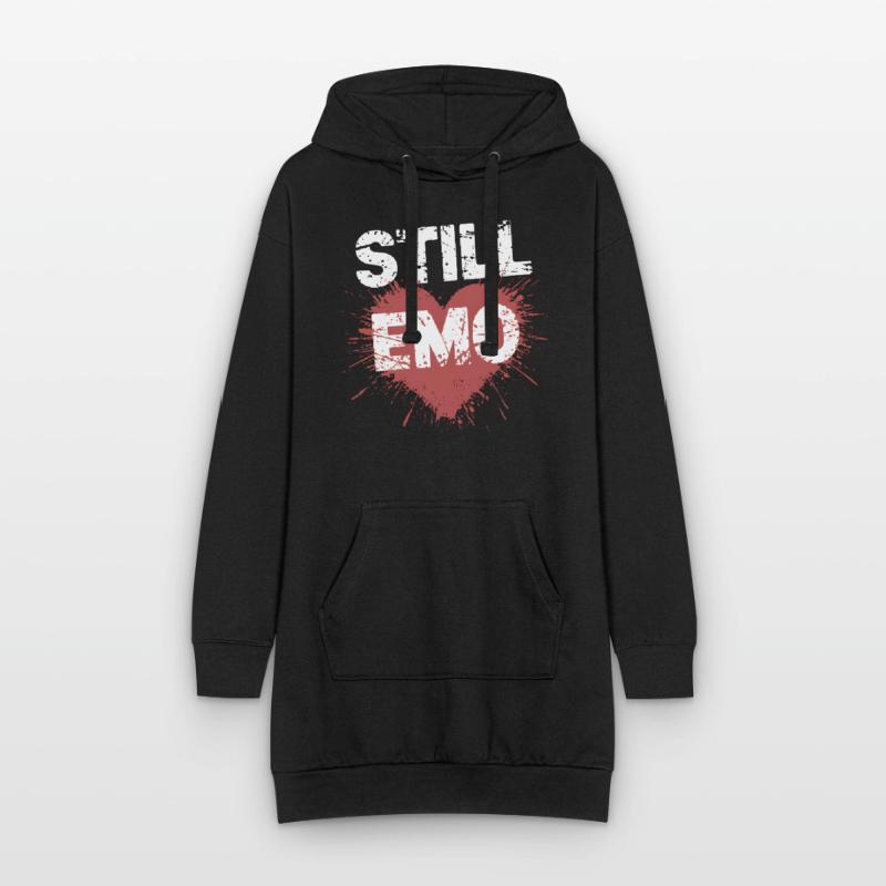 Still Emo! Emo Goth Alternative Hoodie-Kleid