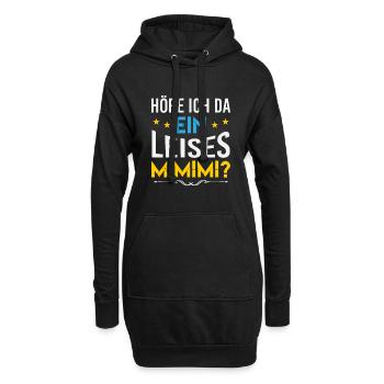 Mimimi - Hoodie-Kleid - Schwarz - Vorne