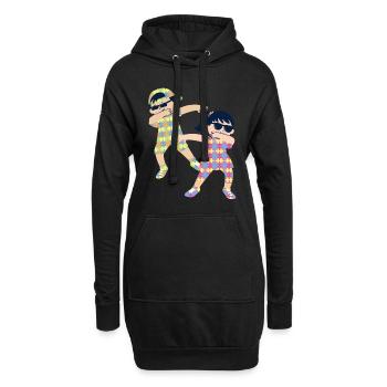 Autism Dab Sped Teacher Autism Enfants - Sweat-shirt à capuche long Femme - noir - Devant