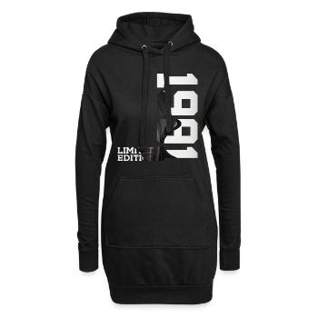 ÉDITION LIMITÉE 35E ANNIVERSAIRE 1991 - Sweat-shirt à capuche long Femme - noir - Devant