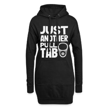 Juste un autre délire de sonde par onglet de boîte - Sweat-shirt à capuche long Femme - noir - Devant