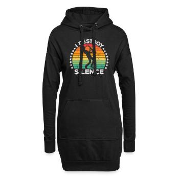 Destroy Silence Holzblassaxophon Saxophonist - Hoodie-Kleid - Schwarz - Vorne