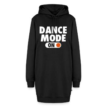 Funny Dance Mode - Sweat-shirt à capuche long Femme - noir - Devant
