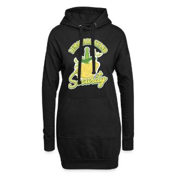 Stand de limonade Sécurité Limonadenstand - Sweat-shirt à capuche long Femme - noir - Devant