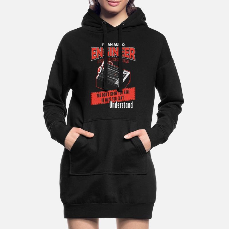 Audio Engineer Solve Problem Tontechniker Hoodie-Kleid