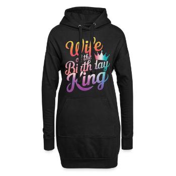 Femme Épouse Partenaire Famille Marié - Sweat-shirt à capuche long Femme - noir - Devant