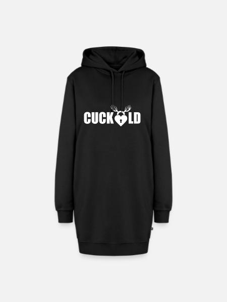 Cuckold - Hoodie-Kleid - Schwarz