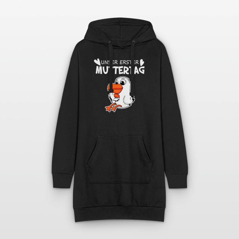 Muttertag - erster Muttertag Geschenk Hoodie-Kleid