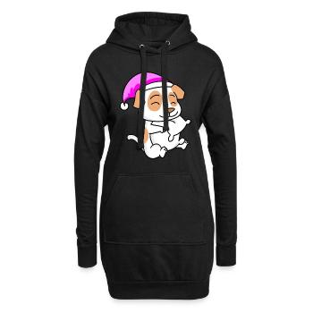 Dog Dog Breed Jack Russell Terrier - Hoodie Dress - black - Front