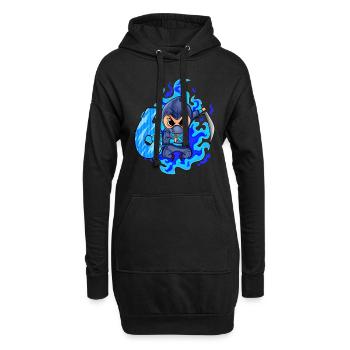6. Geburtstag Junge 6 Jahre alt Ninja - Hoodie-Kleid - Schwarz - Vorne