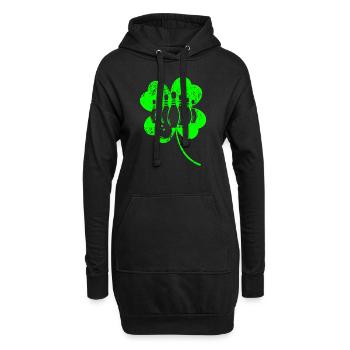 Bowling Trèfle de la Saint-Patrick - Sweat-shirt à capuche long Femme - noir - Devant