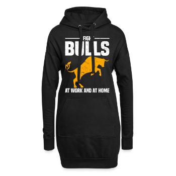Cowboy - Hoodie-Kleid - Schwarz - Vorne
