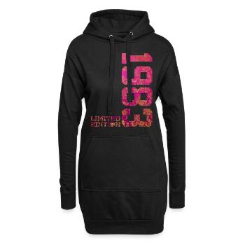 43RD BIRTHDAY PINK LIMITED EDITION 1983 - Hoodie Dress - black - Front