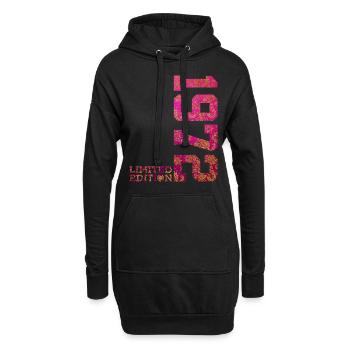 54TH BIRTHDAY PINK LIMITED EDITION 1972 - Hoodie Dress - black - Front