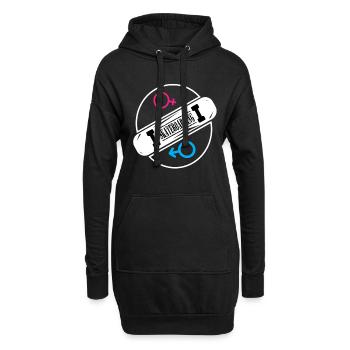 Skateboard Skateboard Skate Skater Skateboard - Sweat-shirt à capuche long Femme - noir - Devant