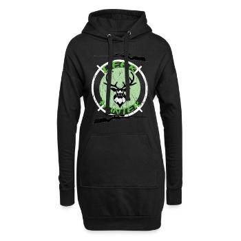 Chasseur Chasse Chasse Chasse Fusil de Tir - Sweat-shirt à capuche long Femme - noir - Devant