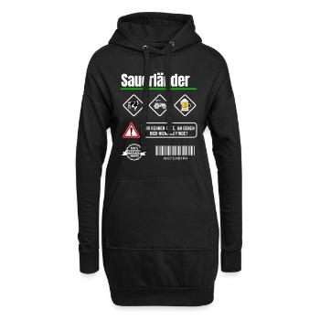 Sauerland Spruch Bier Schützenfest Sauerländer - Hoodie-Kleid - Schwarz - Vorne